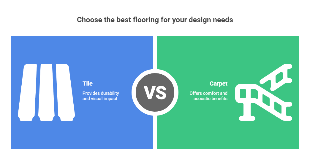 Tile vs. Carpet – Which Should Lead Your Design?