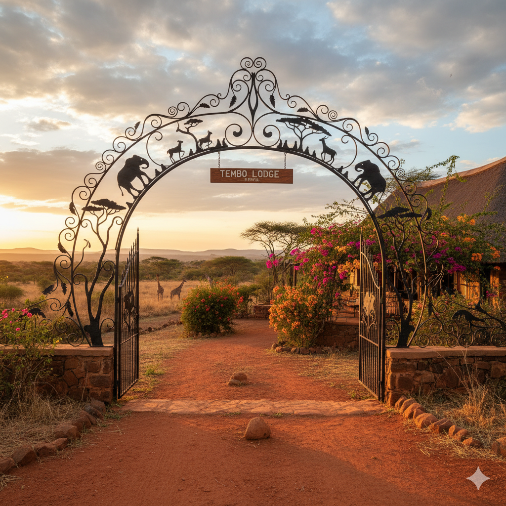 make a picture of Wrought Iron in Kenya